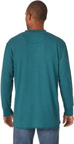 img 2 attached to Wrangler Authentics Sleeve Waffle Henley Men's Clothing better for Shirts