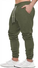 img 3 attached to Stay Comfy And Active With Susclude Men'S Joggers Sweatpants