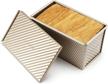 create perfectly corrugated bread with the monfish pullman loaf pan and cover logo
