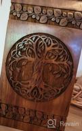 img 1 attached to INTAJ Handmade Rosewood Urn For Human Ashes - Adult Tree Of Life Wooden Urns Hand-Crafted - Celtic Funeral Cremation Urn For Dogs Engraved (Rosewood, Large - 11.25Hx6.25W (250 Cu/In)) review by Victor Hurvitz