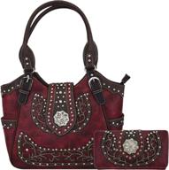 western rhinestone concealed country shoulder women's handbags & wallets ~ shoulder bags логотип