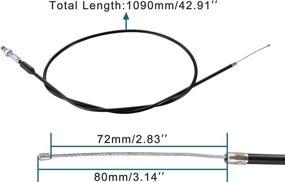 img 3 attached to GOOFIT 42 91 Throttle Cable Dirtbike