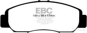 img 1 attached to 🔴 EBC Brakes DP31669C Low Dust Ceramic Redstuff Brake Pad