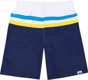 img 4 attached to 🌈 Discover the Classic Charm of LAGUNA Vintage Rainbow Volley Boardshorts for Boys: Premium Swimwear!