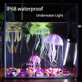 img 3 attached to Upgraded 7.5 inch LED Aquarium Light: Timer, Dimmable, IP68 Waterproof, Submersible Fish Tank Lights with Bright 5050 LEDs in White