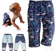 👶 sandra aris toddler play pants - crawling pants with added butt & knee pads for boys & girls - rodilleras para bebes que gatean логотип