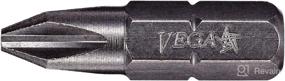 img 2 attached to 🔧 Professional Grade VEGA 100pc Phillips #2 Power Tool Screwdriver Insert Bits (Model: 125P2A)