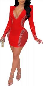 img 4 attached to Shine Bright On Your Birthday With Adogirl'S Glittering Sequin Mini Dress With Rhinestone Detailing