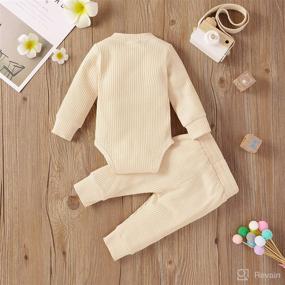 img 2 attached to Toddler Homewear Tracksuit Sleeve Sleepwear Apparel & Accessories Baby Boys better for Clothing