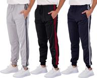 pack sweatpants athletic training casual set men's clothing , active logo