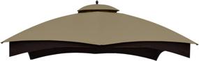 img 4 attached to 🏞️ High-Quality ABCCANOPY Riplock Gazebo Replacement Top for Lowe's Allen Roth #GF-12S004B-1 - Durable and Perfect Fit!