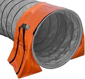 img 1 attached to 🧳 Rise8 Non-Constricting Saddlebags: Stable Dog Agility Tunnel Equipment Support, Indoor/Outdoor, Orange Color (1 Pack)