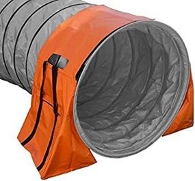 img 3 attached to 🧳 Rise8 Non-Constricting Saddlebags: Stable Dog Agility Tunnel Equipment Support, Indoor/Outdoor, Orange Color (1 Pack)