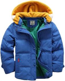 img 4 attached to Valentina Winter Thicken Quilted Outdoor Boys' Clothing at Jackets & Coats