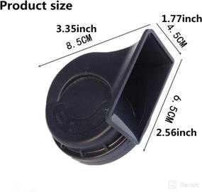 img 2 attached to SoundOriginal DL168-A 410Hz Loud One Car Hron 12 Volt Low Tone Horn Electric Horn For Golf Truck Car Motorcycle Etc