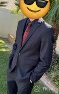 img 1 attached to MOGU Men'S Slim Fit 2-Piece Suit With Notch Lapel & One Button Tuxedo For Prom review by Jamal Murph