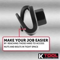 kti universal wrench extender adaptor; 1/2 inch drive, heat treated drop forged body, extendable for enhanced leverage on tough nuts and bolts; kti49403 логотип