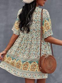 img 2 attached to Flaunt Your Style With TEMOFON Bohemian Summer Dresses For Women