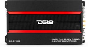 img 4 attached to DS18 CANDY-X4B Amplifier in Black - Class D, 4 Channels, 1600 Watts Max, Digital, 2/4 Ohm - Compact Mini Ampflier for Car Audio System