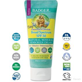 img 1 attached to 👶 SPF Baby Sunscreen Cream Skin Care by Badger