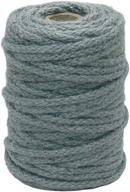 🌿 versatile vivifying 5mm jute rope: a 98 feet natural braided jute macrame cord for garden, gifts, and diy crafts (gray) logo