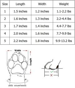 img 3 attached to Stay Pawsitive in Winter: Asobilor Dog 🐾 Shoes Booties for Comfy, Warm, and Slip-Proof Snow Walks!