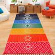 59in thin polyester chakra meditation mat yoga rug beach sunscreen shawl reiki wall decor boho pilates logo