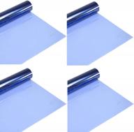 set of 4 selens 16x20 inches blue color correction lighting gels - 1/4 ctb filters for 800w red head light, strobe, and flash photography studios logo