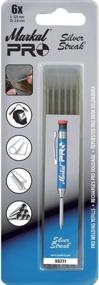 img 3 attached to Markal 96271 Silver Streak Pro Refills 6-Pack | Reflective Lead For Welding & Fabricating | Made In USA