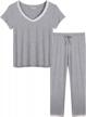 women's bamboo pajamas set: cooling, ultra soft sleepwear in s-xxl - joyaria logo
