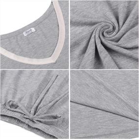 img 2 attached to Women'S Bamboo Pajamas Set: Cooling, Ultra Soft Sleepwear In S-XXL - Joyaria