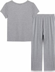 img 3 attached to Women'S Bamboo Pajamas Set: Cooling, Ultra Soft Sleepwear In S-XXL - Joyaria