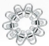 🔒 10-pack n/c d ring: heavy-duty lashing rings for secure load anchoring - 1200 lb capacity, ideal for enclosed trailers & tie down accessories logo