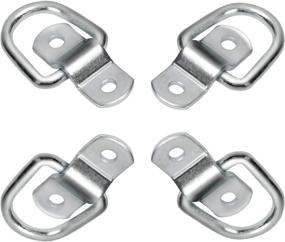 img 2 attached to 🔒 10-Pack N/C D Ring: Heavy-Duty Lashing Rings for Secure Load Anchoring - 1200 lb Capacity, Ideal for Enclosed Trailers & Tie Down Accessories