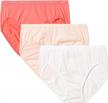get ultimate comfort with arabella women's hi cut brief panty pack of 3 logo