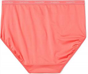 img 1 attached to Get Ultimate Comfort With Arabella Women'S Hi Cut Brief Panty Pack Of 3