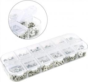 img 1 attached to Enhance Your Jewelry Making With 360Pcs Of Stunning Silver Spacer Bead Caps In 12 Brilliant Styles