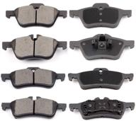 8pcs ceramic brake kits for mini cooper 2002-2008, eccpp brake pads логотип