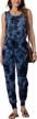 wekili women’s round-neck sleeveless romper elastic waist stretchy casual loose long pants with pockets jumpsuit 2 logo