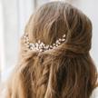 bridal hair accessories: jakawin rhinestone and pearl hair pins for weddings and brides. hp058 logo