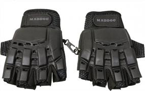 img 1 attached to Maddog® Sports Padded Chest Protector, Tactical Half Glove, & Neck Protector Combo Package