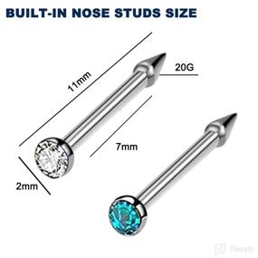 img 3 attached to 4 Pack Piercing Disposable Built Studs