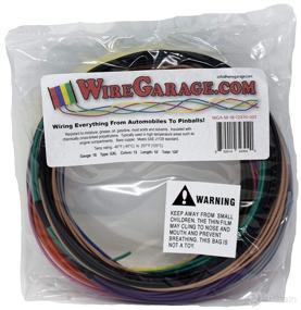 img 1 attached to 🔌 10 Feet Each of 12 Solid Colors High Temp GXL Cross-Link XLPE Stranded Wire, 18 Gauge AWG, SAE J1128, Ideal for Automotive, Motorcycle, and Electrical Applications - 120 Feet Total