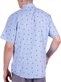 img 2 attached to Visive Men'S Short-Sleeve Button-Down Printed Shirts - Choose From 45+ Novelty Prints In Sizes S - 4XL