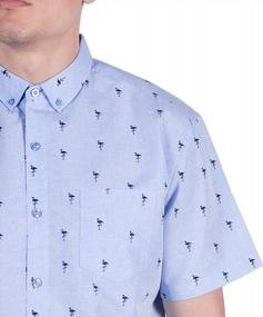 img 3 attached to Visive Men'S Short-Sleeve Button-Down Printed Shirts - Choose From 45+ Novelty Prints In Sizes S - 4XL