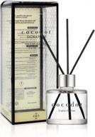 🍐 cocodor mini reed diffuser gift set- english pearfree fragrance for cars, cubicles, and small rooms- 1.6oz decorative diffuser oil sticks логотип