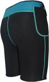 img 2 attached to Bslingerie Women'S Reversible Workout Shorts - Slim Thighs & Train With Style!