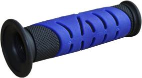 img 1 attached to 🏍️ Enhance Your Superbike Control with Progrip 719BlackBlue Superbike Grips