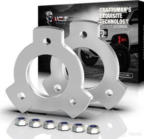 img 4 attached to 🚗 Enhance Your Ride with MZS Leveling Lift Kit: 1" Front Strut Spacers for 2004-2022 F150 2WD 4WD