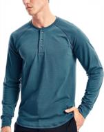 👕 heather slate men's clothing: discover stylish sleeve henley shirts logo